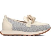 Beige Mesh Instappers met Beige Details Hispanitas , Beige , Dames