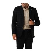 Blauwe Reis Check Blazer Dstrezzed , Blue , Heren