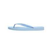 Blauwe Tapered Strand Slippers Sleepers , Blue , Dames