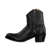 Zwarte Cowboy Enkellaarsjes Sendra , Black , Dames