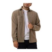 Samuel Heren Overhemden Beige The GoodPeople , Beige , Heren