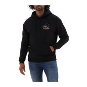 Heren Berg Hoodie Sweater Woodbird , Black , Heren