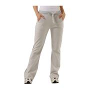 Flared Jogger Broek 10Days , Gray , Dames