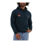 Heren Double Hoodie Sweater Woodbird , Blue , Heren