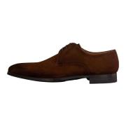 Elegante Suède Derby Schoenen Magnanni , Brown , Heren