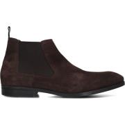 Bruine Suède Chelsea Boots Stefano Lauran , Brown , Heren