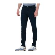 Slim Fit Jeans Delaware3 Donkerblauw Hugo Boss , Blue , Heren