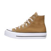 Hoge Lift Platform Sneakers Converse , Brown , Dames