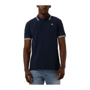 Slim Stripe Polo T-shirt Blauw G-star , Blue , Heren