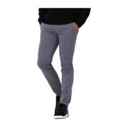 Slim Fit Grijze Chino Broek Hugo Boss , Gray , Heren