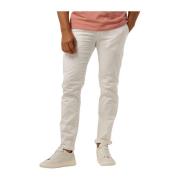 Witte Chino Slim Broek Hugo Boss , White , Heren