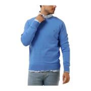 Blauwe Crew Neck Sweater 1985 Tommy Hilfiger , Blue , Heren