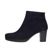 Donkerblauwe Enkellaars Comfort Stijl Gabor , Blue , Dames