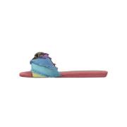 Kleurrijke Kensington Flat Sandal Kurt Geiger , Multicolor , Dames