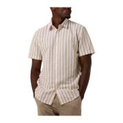 Klassieke Linnen Shirts Kamelkleur Selected Homme , Multicolor , Heren