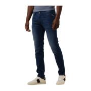 Slim Fit Blauwe Jeans Anbass Pants Replay , Blue , Heren