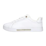 Chic Court Lage Sneakers Tommy Hilfiger , White , Dames