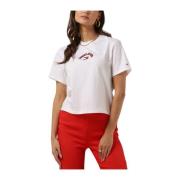 Varsity Prep Tee voor dames Tommy Jeans , White , Dames