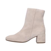 Beige Suède Enkellaarsjes Gabor , Beige , Dames