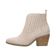 Beige Suède Enkellaarzen Stijlvol Model Gabor , Beige , Dames