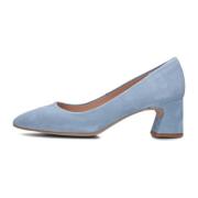 Blauwe Suède Klassieke Pumps Unisa , Blue , Dames