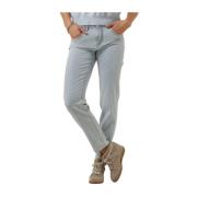 Straight Leg Jeans in Lichtblauw Drykorn , Blue , Dames