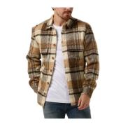 Heren Overshirt Seled Bruin Drykorn , Brown , Heren