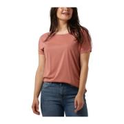 Dames Tops & T-shirts Fenya Modal Tee Moss Copenhagen , Pink , Dames