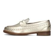 Gouden Leren Loafers Next Frizo Bronx , Yellow , Dames