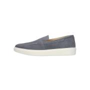 Blauwe Suède Loafers Goosecraft , Blue , Heren