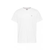 Witte Eco-Vriendelijke T-Shirt Tommy Jeans , White , Heren