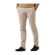 Stijlvolle zandkleurige herenbroek Alberto , Beige , Heren