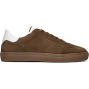 Bruine Suède Stijlvolle Sneakers Stefano Lauran , Brown , Heren