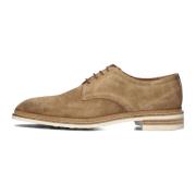 Elegante Bruine Formele Schoenen Giorgio , Brown , Heren