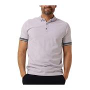 Lila Polo Shirt Trendy Stijl Genti , Purple , Heren