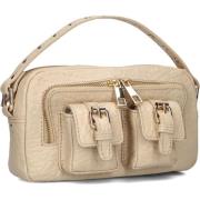 Helena Buckle Schoudertas Beige Núnoo , Beige , Dames