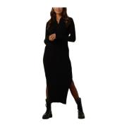 Avery Dress Zwarte Midi Jurk Modström , Black , Dames