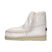 Glitter Eskimo Laarzen Mou , White , Dames