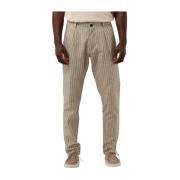 Beige Bart Broek The GoodPeople , Multicolor , Heren