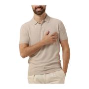 Beige Polo voor stijlvolle mannen Gentiluomo , Beige , Heren