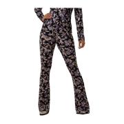 Flared Broek Slow Dance Paars Catwalk Junkie , Multicolor , Dames