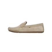 Beige Casual Hilfiger Driver Loafers Tommy Hilfiger , Beige , Heren