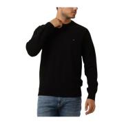 Zwarte Crew Neck Sweater 1985 Tommy Hilfiger , Black , Heren