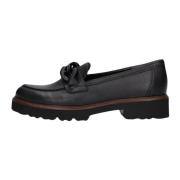 Zwarte Loafers met Kettingdetail Gabor , Black , Dames