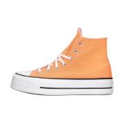Oranje Hoge Sneakers Taylor All Star Lift Hi Converse , Orange , Dames