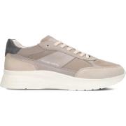 Taupe Nubuck Jet Runner Sneakers Filling Pieces , Beige , Heren