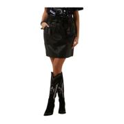 Brandy Rok Mini Zwart Goosecraft , Black , Dames