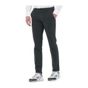 Slim Fit Antraciet Chino Broek Hugo Boss , Gray , Heren