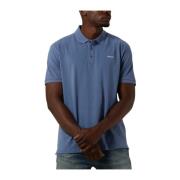 Heren Polo T-shirts Blauw Donos222 Hugo Boss , Blue , Heren