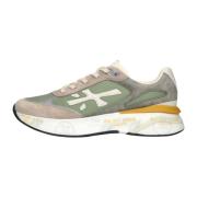 Groene Nylon Sneaker Moerun Premiata , Multicolor , Heren